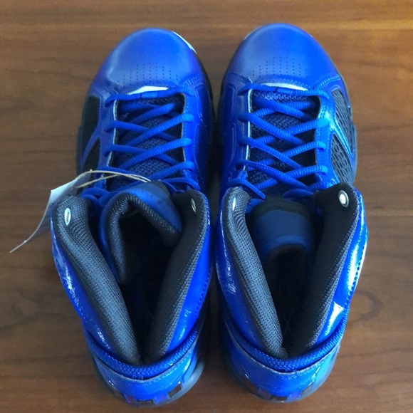 Mens Adidas AdiZero Derrick Rose 1.5 Restomod Royal Blue Basketball GY7223 - Picture 5 of 5